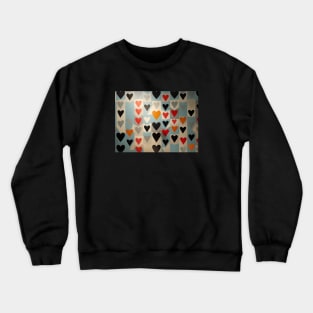 Happy Hearts MCM Pattern Crewneck Sweatshirt